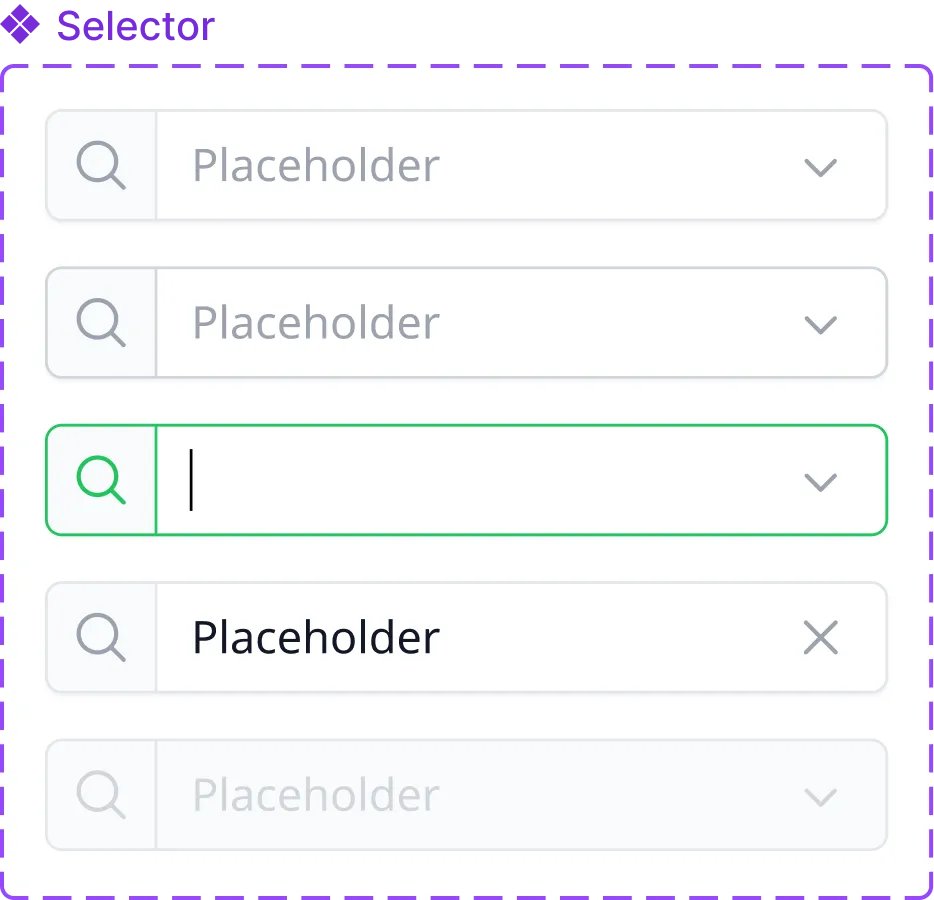 Input field designs
